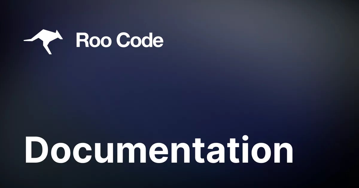 Roo Code 官方分享图
